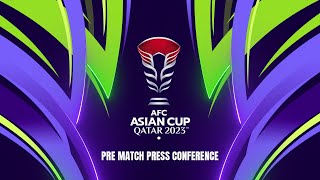 AsianCup2023  M31 Pre Match Press Conference  Indonesia [upl. by Ahsiem]