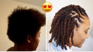 STARTING INSTANT LOCS WITH PERMANENT EXTENSIONS [upl. by Bertha]