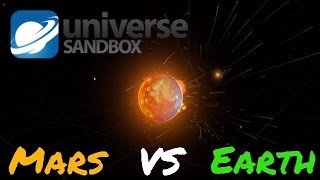 Mars Colliding with Earth  Universe Sandbox [upl. by Ru824]