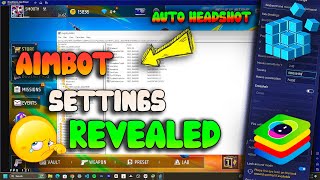 Aimbot Settings Revealed 100 Auto headshot Bluestacks 5 4K  freefire bluestacks [upl. by Pack832]