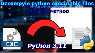 Decompile Python 311 EXE files using pyxtractor and AI chatgpt blackboxai NEW METHOD 20232024 [upl. by Johanan260]