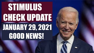 1400 THIRD STIMULUS CHECK UPDATE  JANUARY 29 UPDATE FOR 3RD STIMULUS CHECK STIMULUS PACKAGE [upl. by Nylcsoj]