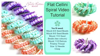 Flat Cellini Spiral Video Tutorial [upl. by Laniger236]