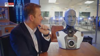 AI robot Ameca reveals what jobs are most at risk of artificial intelligence [upl. by Meir]