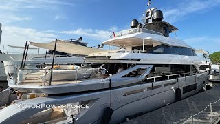 Touring 2022 Azimut Grande Trideck Luxury Yacht [upl. by Saberio408]