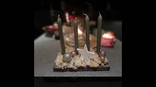 es nadelt nicht Adventsgesteck diy advent tutorial candles christmas [upl. by Brady]