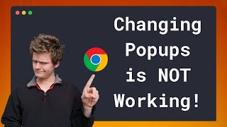 How to Change Chrome Extension Popups Dynamically [upl. by Ninnette]