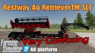 Bestway Ag RetrieverTM SLT  FS22 mod for all platforms See update note [upl. by Devine217]