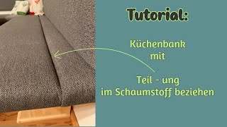 Sitzgarnitur aufpeppen  Einzug selber beziehen mit diesem DIY Hack [upl. by Achilles]