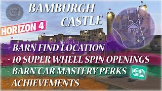 Bamburgh Castle Barn Find Forza Horizon 4 Location Guide  Buying Bamburgh Castle FH4  Horizon 4 [upl. by Enilegnave675]