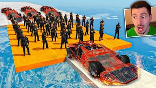 GTA V Online corrida RAMP BUGGY passando em 9999999 PESSOAS [upl. by Jill]