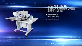 ZJ5770B3020G ELECTRONIC PATTERN SEWING MACHINE [upl. by Gine666]