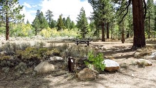 Obsidian Campground HumboldtToiyabe National Forest near Bridgeport California [upl. by Eelyram]