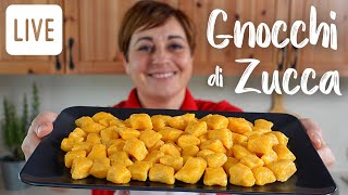 GNOCCHI DI ZUCCA FATTI IN CASA Ricetta Facile in Diretta  Fatto in Casa da Benedetta [upl. by Eisso]