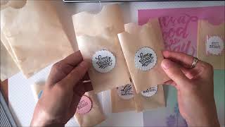 How To Make Parchment Paper Bags [upl. by Ardnuahs]