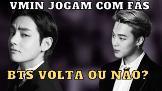 HYBE FALA SOBRE BTS VOLTAR OU NÃO COMO GRUPO COMPLETO JIMIN E V JOGAM COM ARMYS E [upl. by Zaragoza]