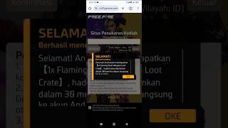 KODE REEDEM FREE FIRE TERBARU CUY 💯 freefire koderedeemffhariini ff [upl. by Ivette]