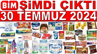 BİM 30 TEMMUZ 2024  BİM ŞARKÜTERİ ÜRÜNLERİ  BİM BU HAFTA GIDA İNDİRİMLERİ  BİM AKTÜEL [upl. by Celle]