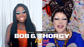 Bob The Drag Queen amp Thorgy  Purse First Impressions  RPDR AllStars 6 EP5 Pink Table Talk [upl. by Johnathon]