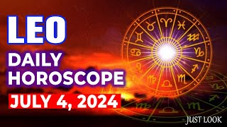 Leo Daily Horoscope Today July 4 2024 [upl. by Nojid]