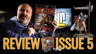 Warhammer Age of Sigmar Stormbringer  Issue 5 review with painted miniatures [upl. by Allemrac]