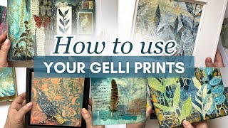 How to use gelli prints [upl. by Elita]