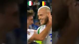 Italia vs Belgia shortvideo football [upl. by Llenal244]