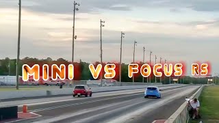 Mini Cooper S Vs Focus RS [upl. by Sulakcin]