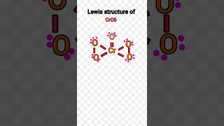 Lewis dot structure of chromium peroxide ll Lewis structure of cro5 [upl. by Critchfield251]