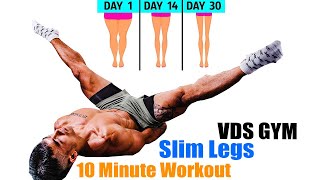 10 Minute Workout Before Sleep to Slim Down Your Legs [upl. by Harelda19]