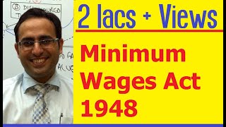 Introduction to Minimum Wages Act 1948 Video1  for CS CMA amp LLB [upl. by Llekim122]