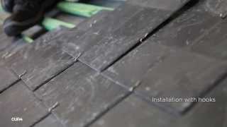 How to install a natural slate roof [upl. by Ivey]