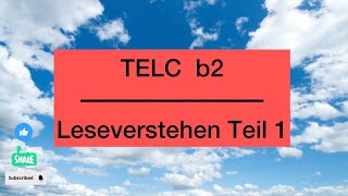 leseverstehen b2 Teil 15 [upl. by Kirbee]