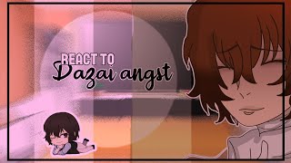 WIP BSD REACT TO DAZAI ANGST SKKEspañol [upl. by Lilias]