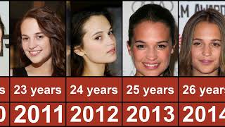 Alicia Vikander Through The Years From 1991 To 2023 [upl. by Llerrit846]