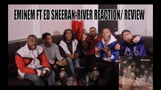 EMINEM FT ED SHEERANRIVER REACTION REVIEW [upl. by Venterea]