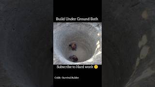 120 Day Building Underground Bath  shorts building trending trendingshorts [upl. by Kieryt742]