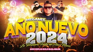 MIX AÑO NUEVO 2024  🔥🎉 Merengue Salsa Reggaeton Cumbia Chicha Mix 2 Horas solo Bailables [upl. by Eenor]