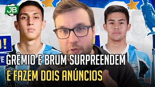 🔵 GRÊMIO SURPREENDE COM CHILENO ANUNCIA DOIS REFORÇOS E AINDA VAI FECHAR COM CENTROAVANTE NA EUROPA [upl. by Jarrett]