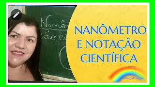 Nanômetro e notação científica [upl. by Blasius]