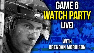 Canucks VS Nashville Game 6 WATCH PARTY With Brendan Morrison [upl. by Henrique]