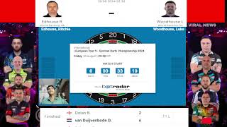 European Tour 9 Live Stream  2024 NEObet German Darts Championship  European Tour Darts Live [upl. by Schoenburg56]