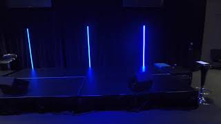 Stage Design Working with LED Tape and Making Mobile Poles [upl. by Schnurr]