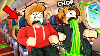 ROBLOX CHOP AND FROSTY PLAYED AIRPLANE CHALLENGE [upl. by Asteria]