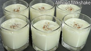 Easy Almond Milkshake Recipe  Homemade Summer Drinks [upl. by Simsar152]