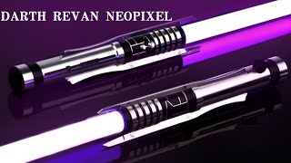 Darth Revan Neopixel Lightsaber Features  Nsabers [upl. by Aihtiekal]