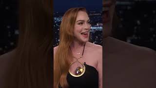 Lindsay Lohan on Getting Quizzed by Jamie Lee Curtis to Prove Her Identity [upl. by Dry75]