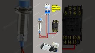 proximity sensor control solenoid valve  how to wire a starter solenoid Electricalgenius [upl. by Ydnil]