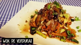 WOK O SALTEADO DE VERDURAS ESTILO ORIENTAL [upl. by Mireille]