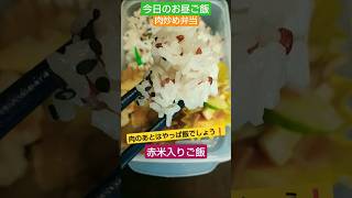 肉炒め弁当【今日のお昼ご飯】品数少なくてもご飯がススム☆2024918 [upl. by Mab]